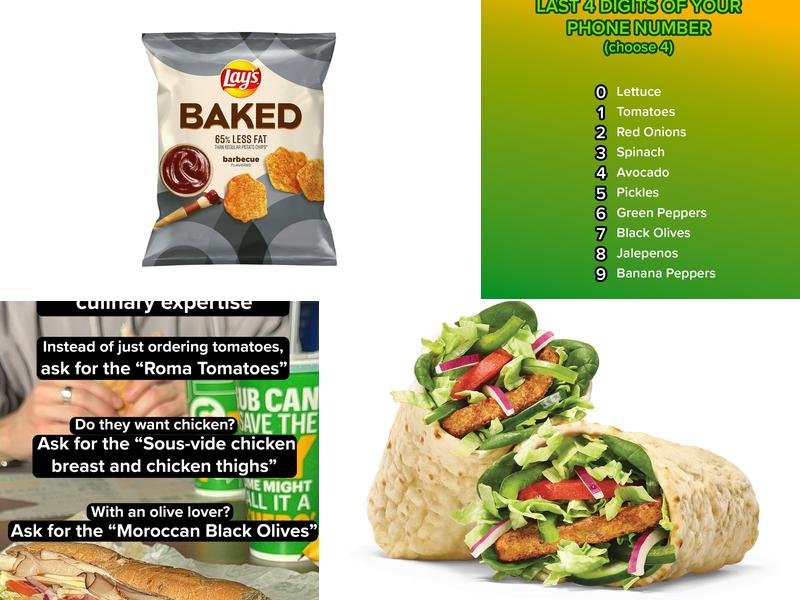 Subway Menu