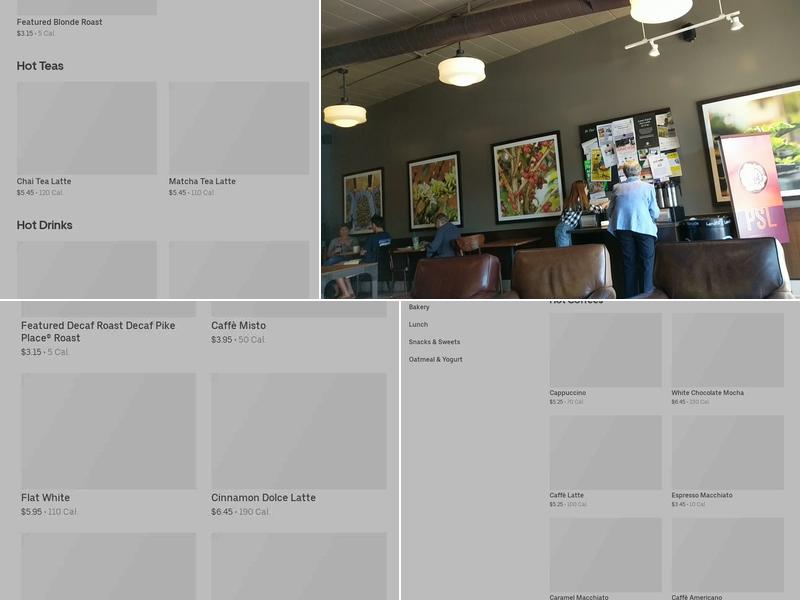 Starbucks Menu
