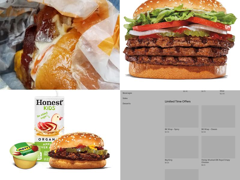 Burger King Menu