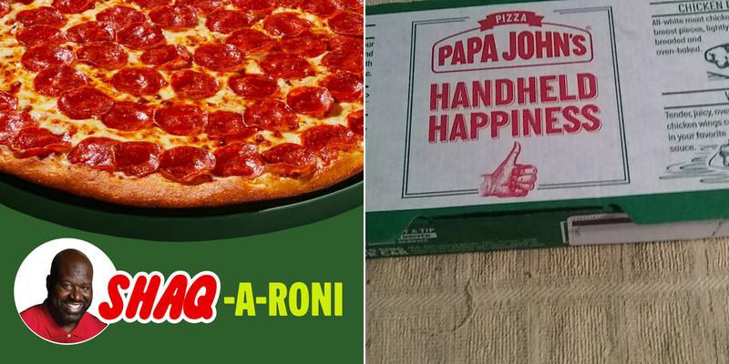 Papa Johns Pizza Menu