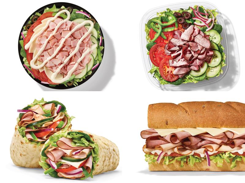 Subway Menu