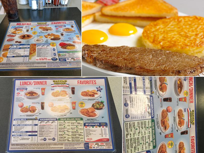 Waffle House Menu