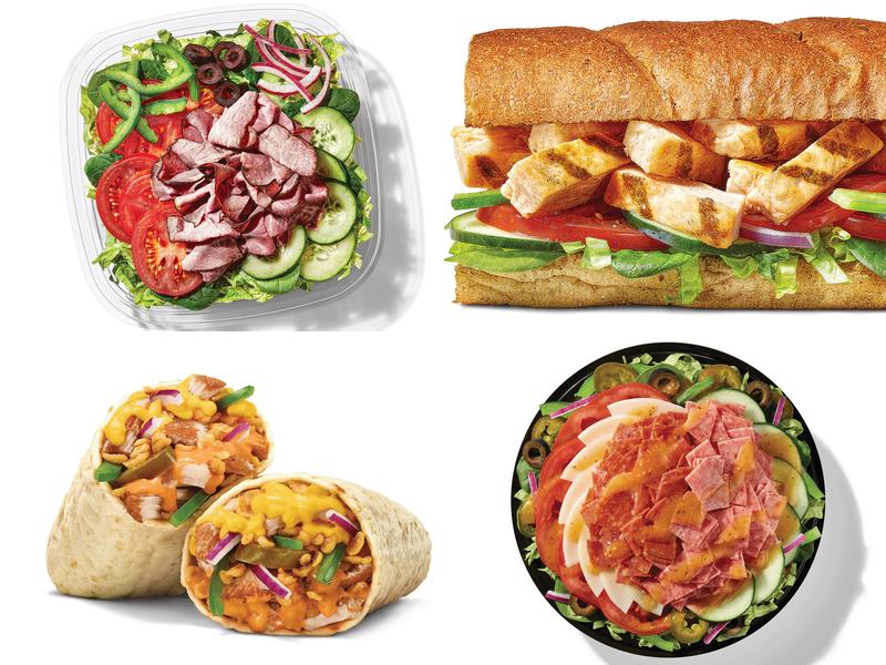 Subway Menu