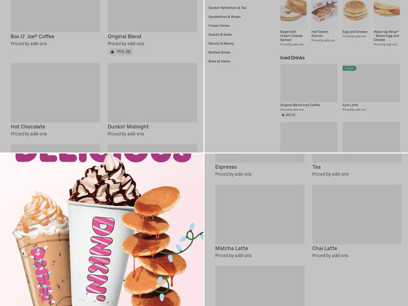 Dunkin' Menu