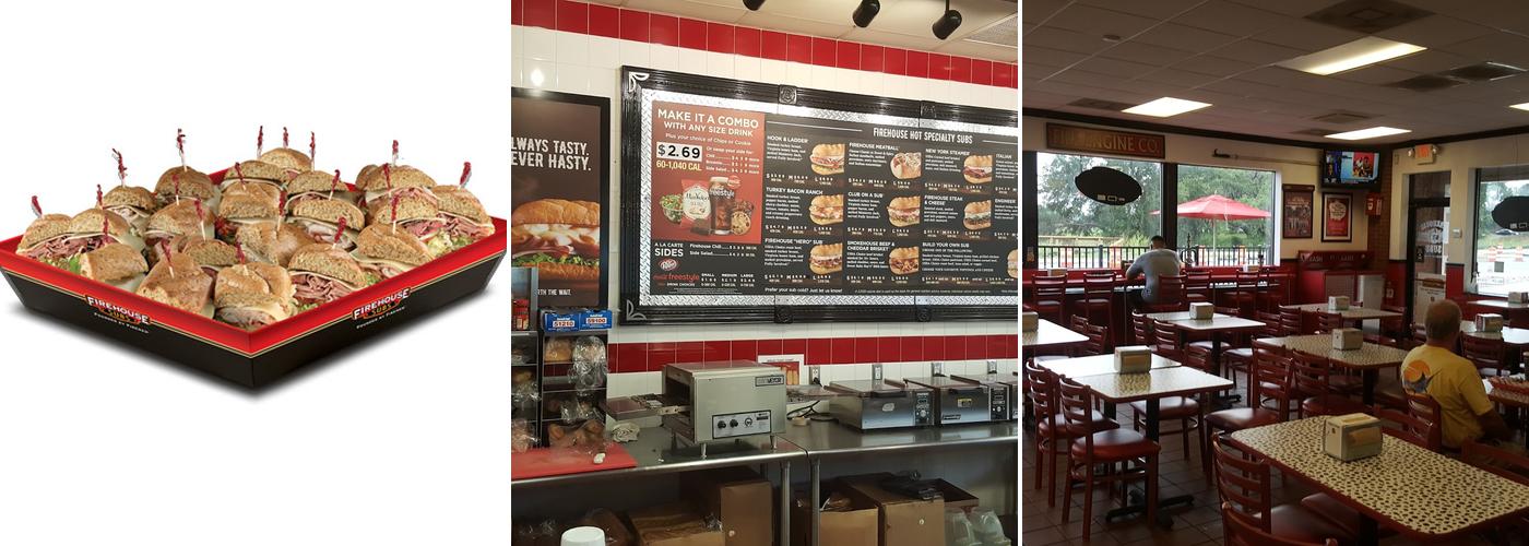 Firehouse Subs Beaufort Menu