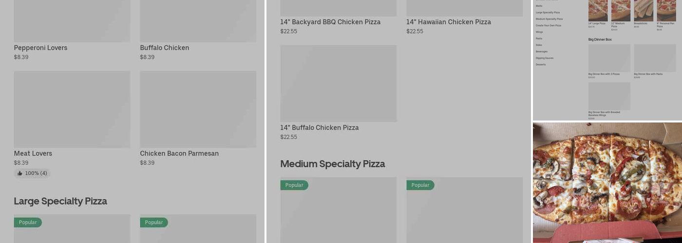 Pizza Hut Menu