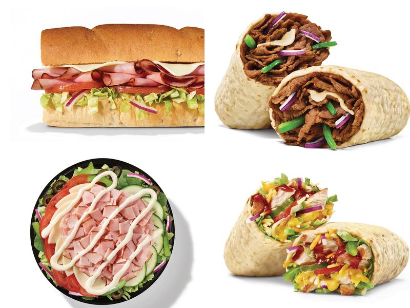 Subway Menu
