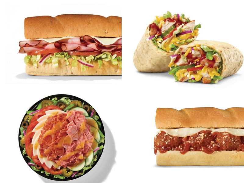 Subway Menu