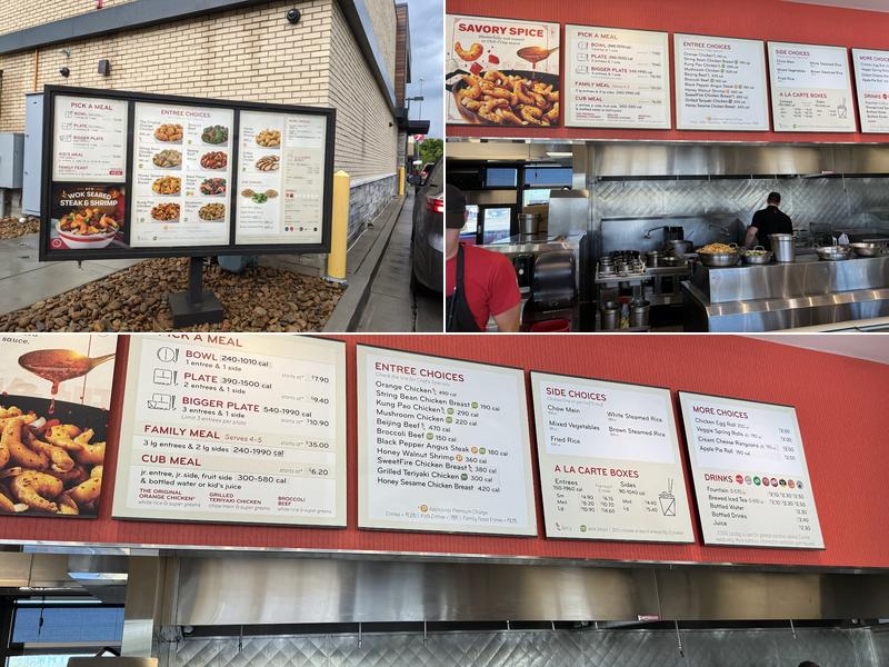Panda Express Menu