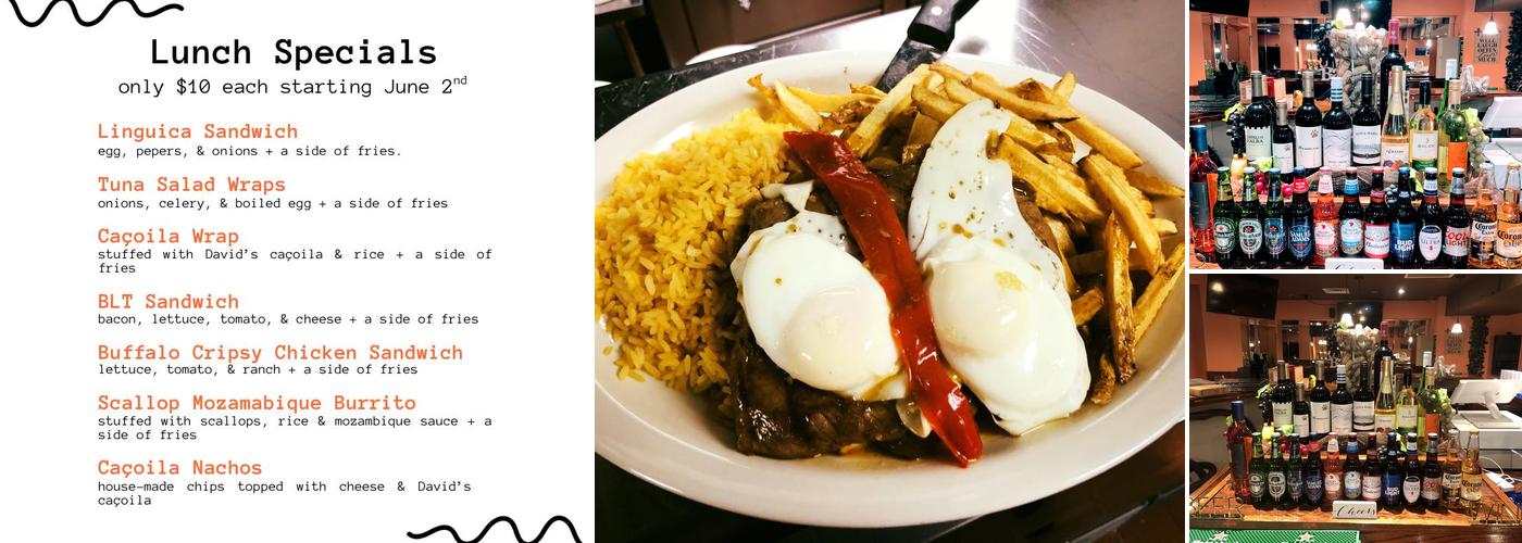 David's Restaurant Menu