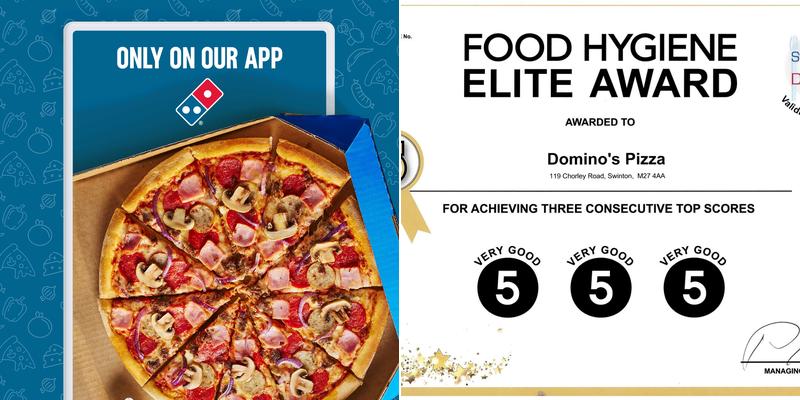 Domino's Pizza - Swinton Menu