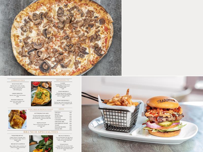 The Marsh Coal Fired Pizza Menu