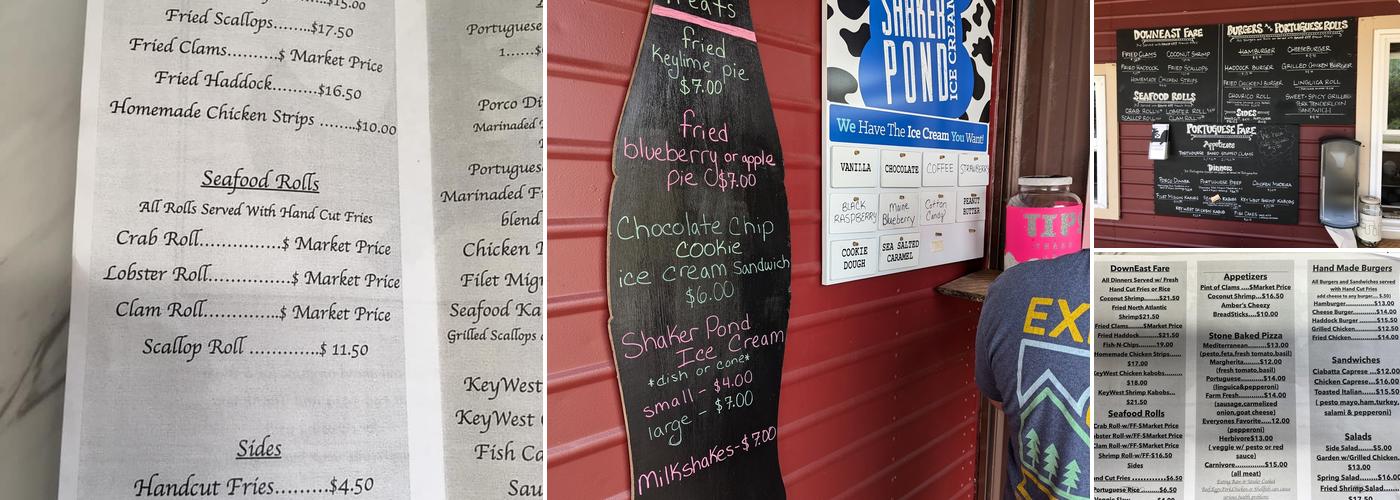 The Meadows Take Out Menu