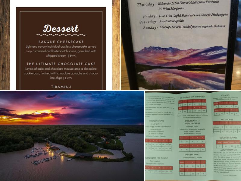 Lakeside Grille - Thousand Hills State Park Menu