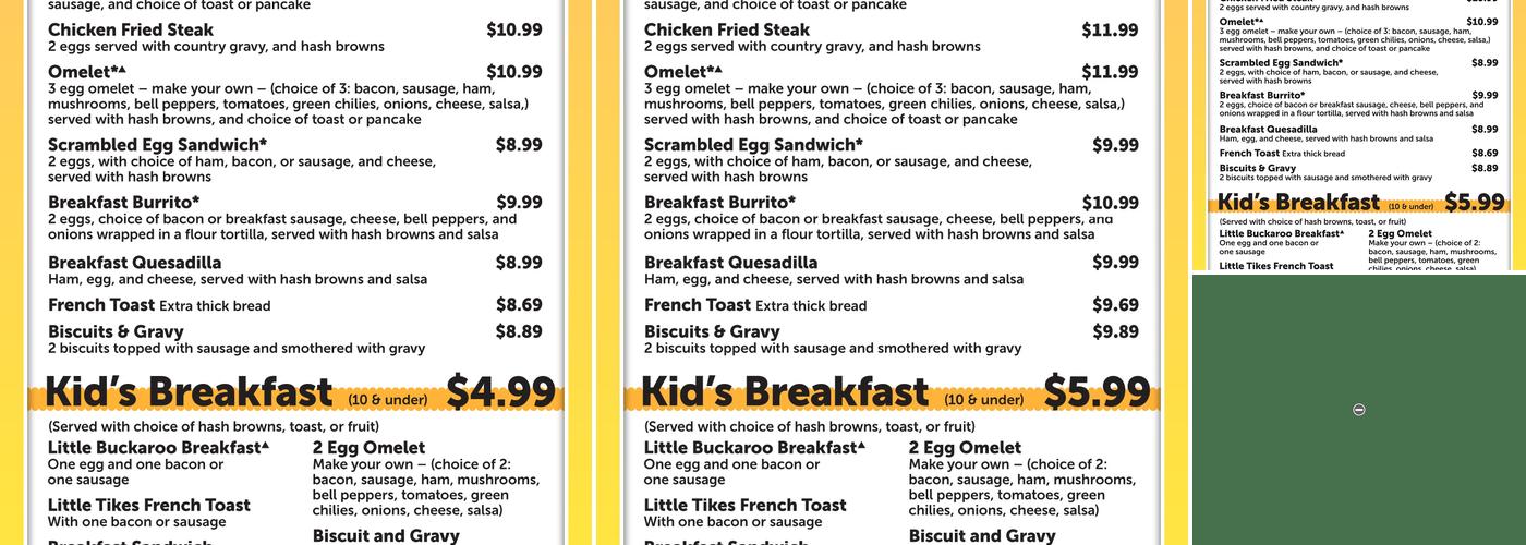 Silver Summit Café Menu