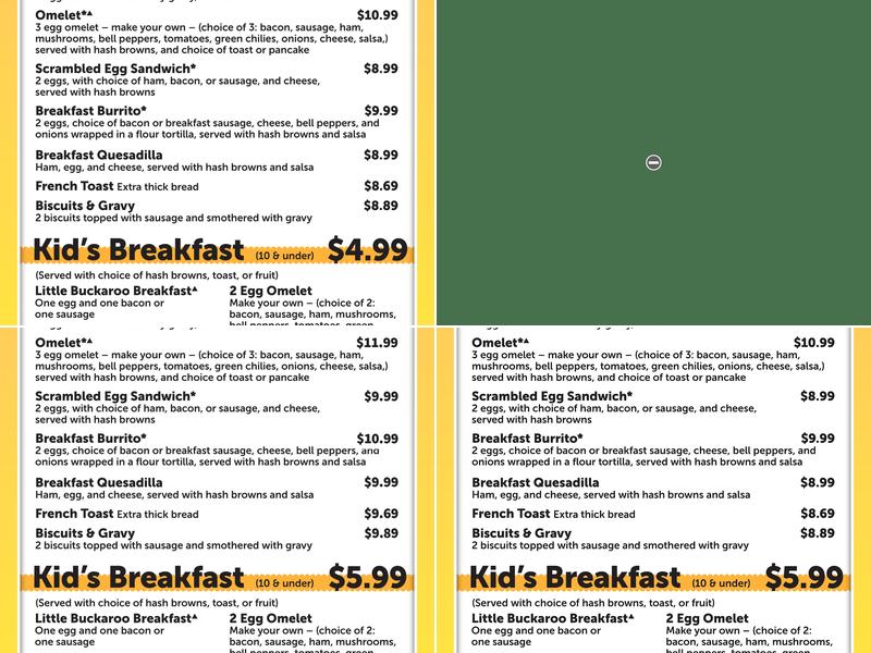 Silver Summit Café Menu