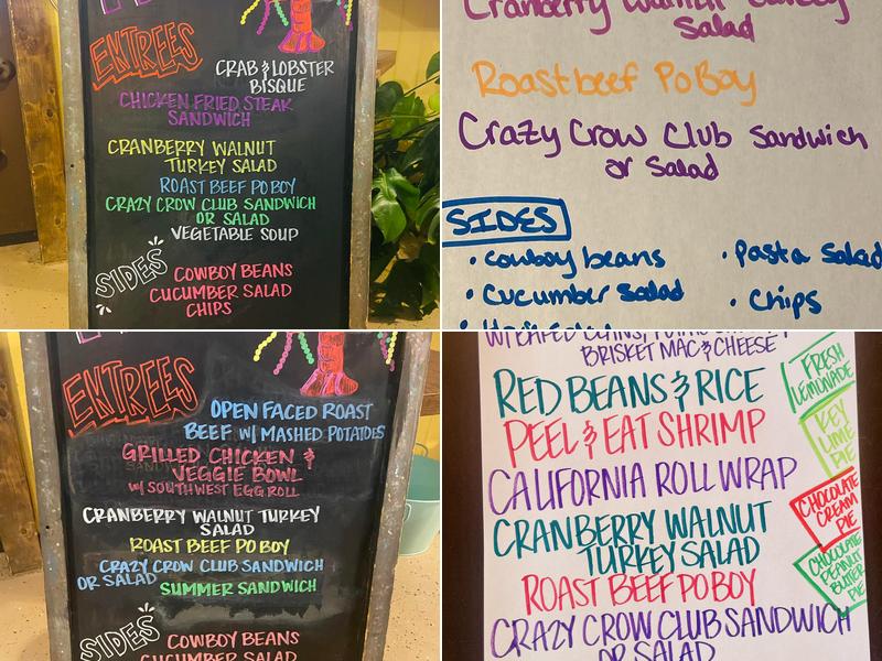 2 Old Crows Menu