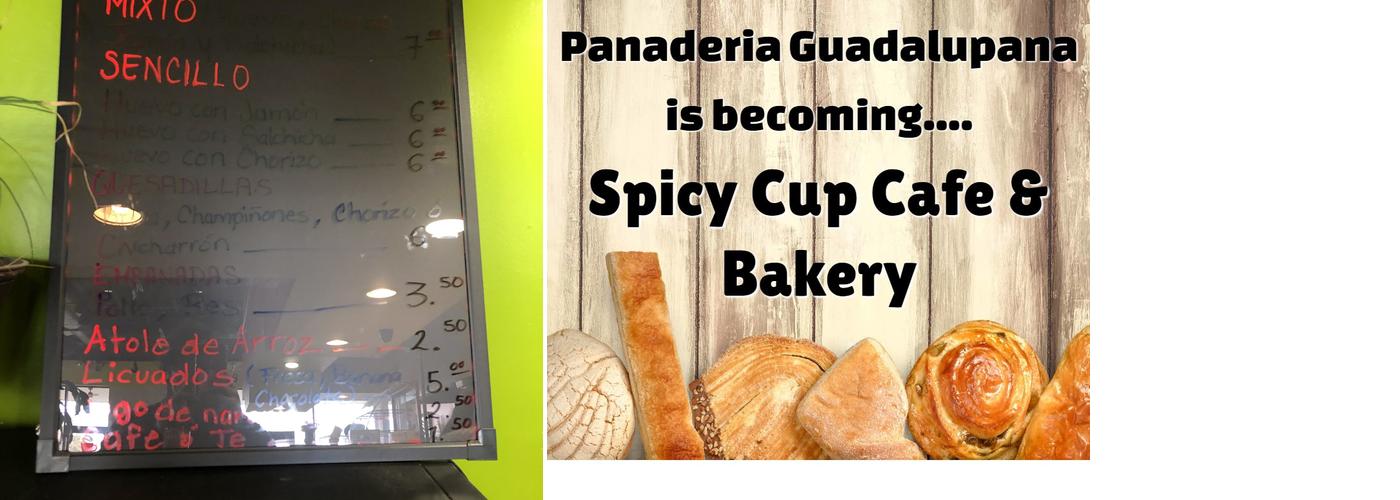 Spicy Cup Bakery Menu