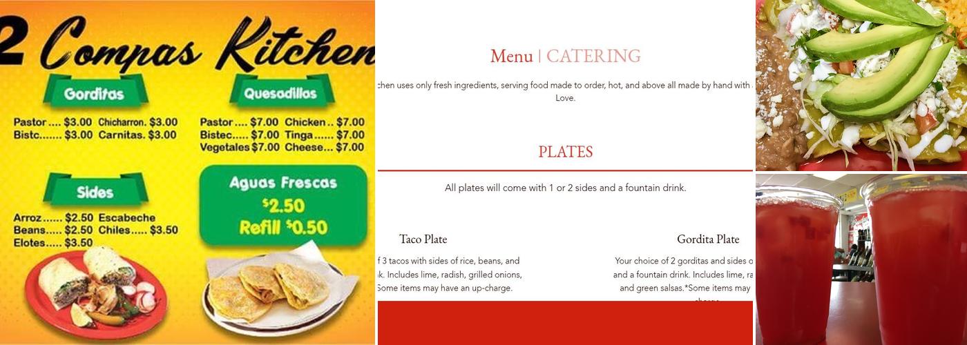 2 Compas Kitchen Menu