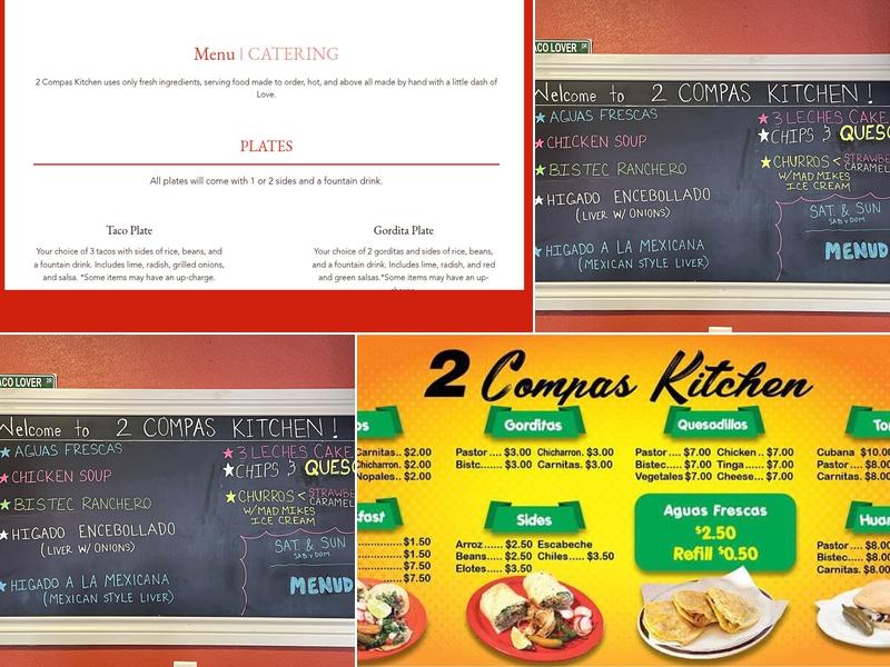 2 Compas Kitchen Menu