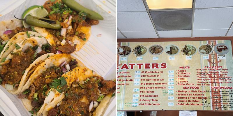 Burrito Express Menu