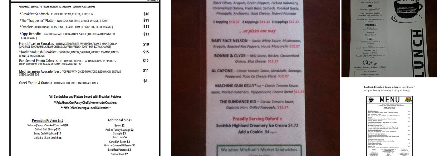 The Coffee Trappe Menu