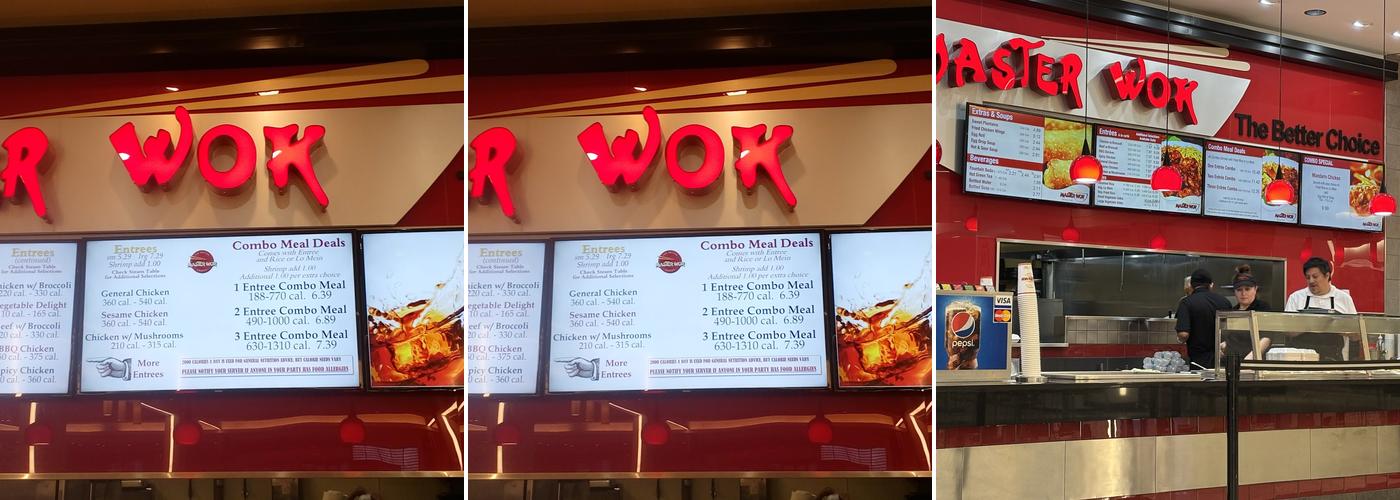 Master Wok Menu