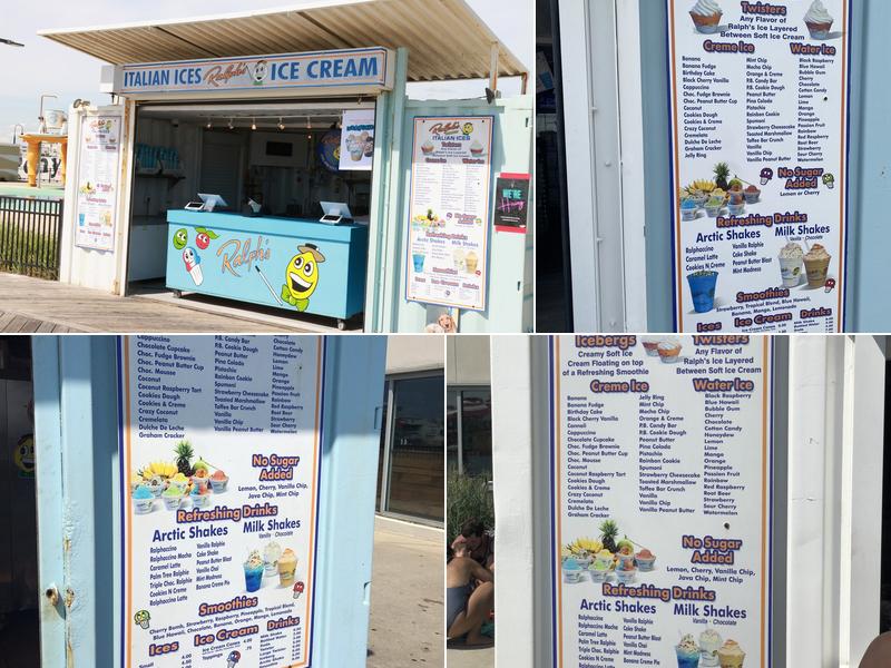 Ralph's Italian Ice Menu