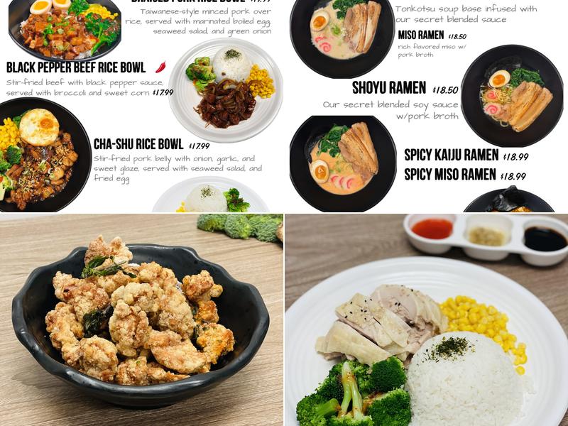 Kaiju Ramen & Curry Menu