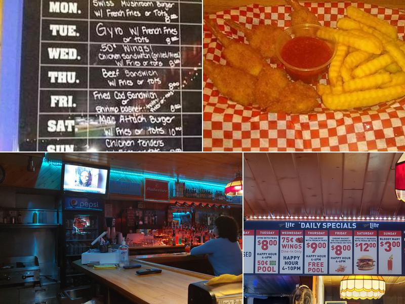 Mac's Pub & Grub Menu