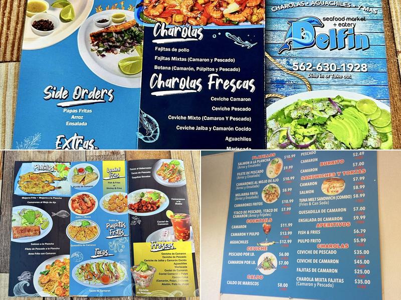 Delfin Seafood Market & Restaurant Menu