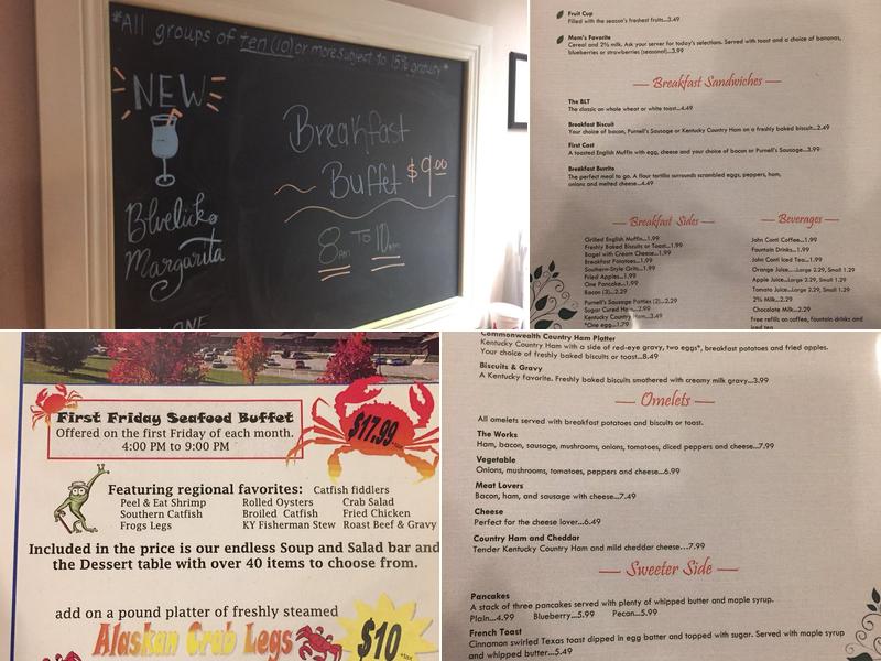 Hidden Waters Restaurant Menu