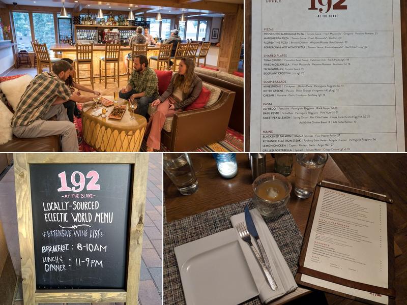 192 at The Blake Menu