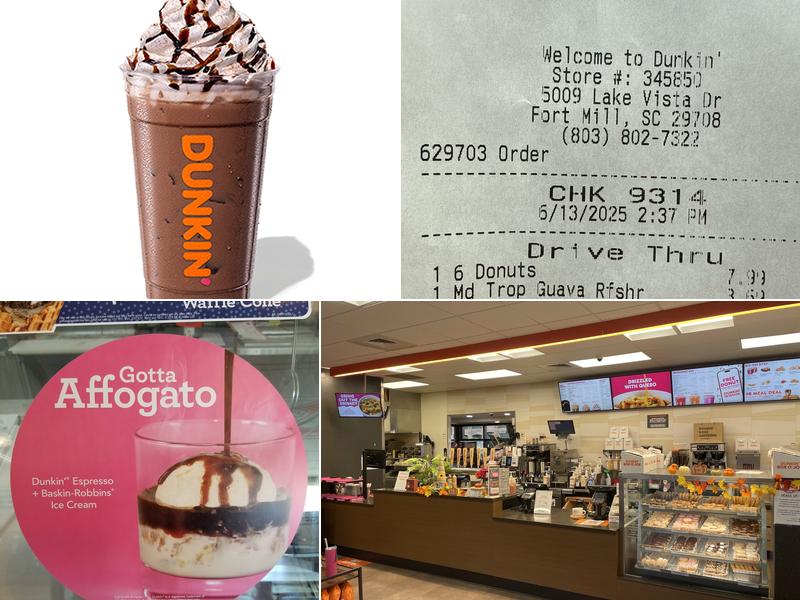 Dunkin' Menu