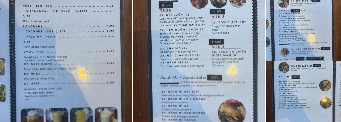 UnPHOgettable Menu