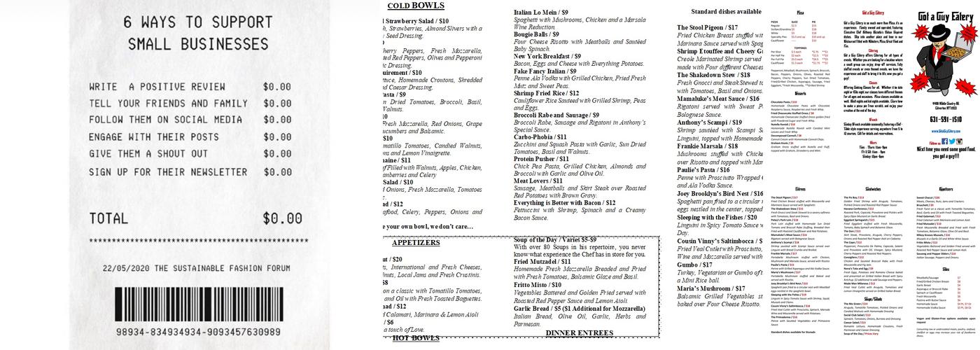 Got A Guy Eatery Menu