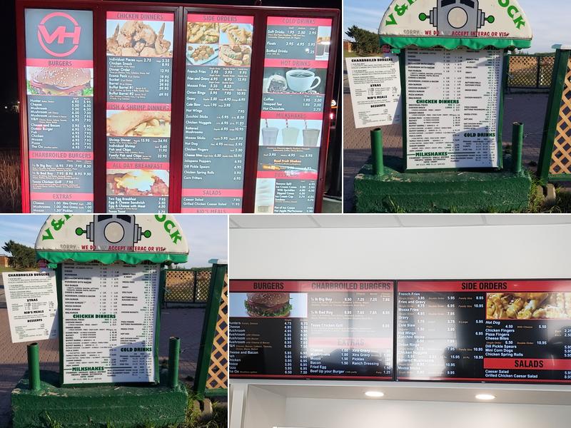 V & H Drive-In Menu