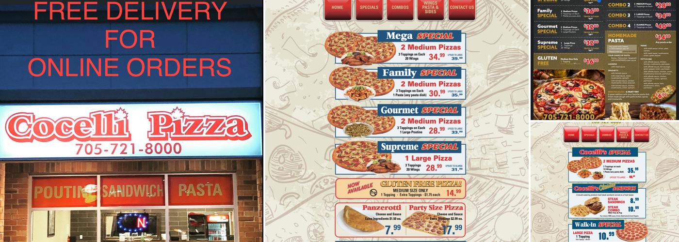 Cocelli Pizza Menu