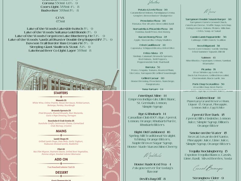 Bight Restaurant & Bar Menu