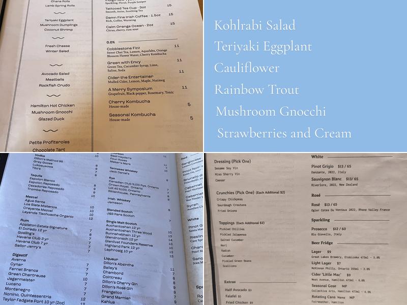 Berkeley North Menu
