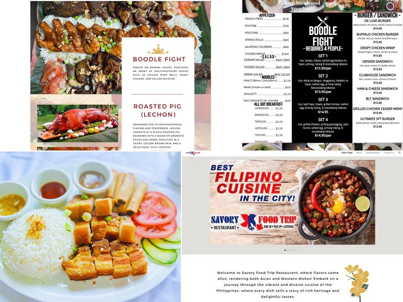 Savory Food Trip Menu