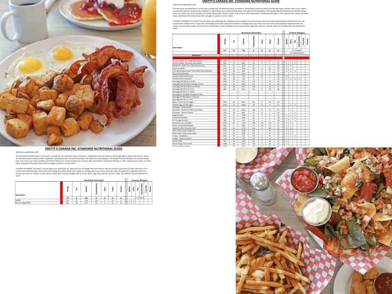 Smitty's Restaurant & Lounge - Saskatoon Lawson Heights Menu