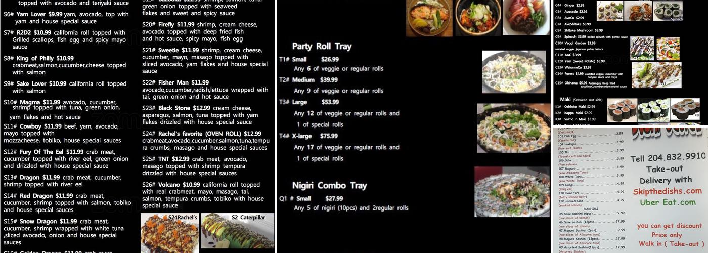 Sushi Edoichi Menu