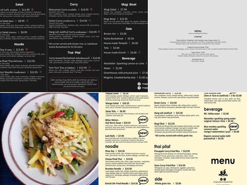 Mugi Menu