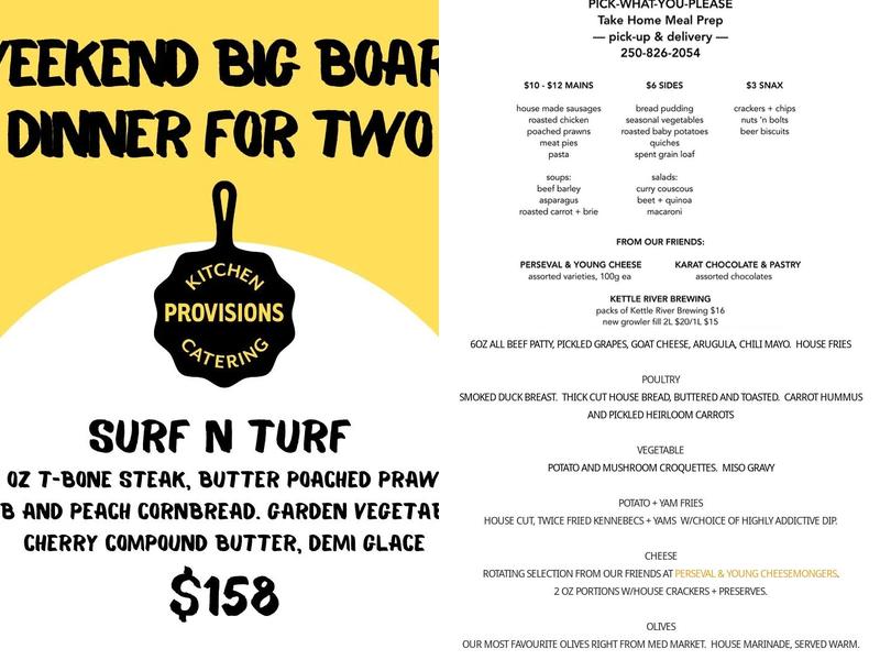 Kettle River Brewing Co. Menu