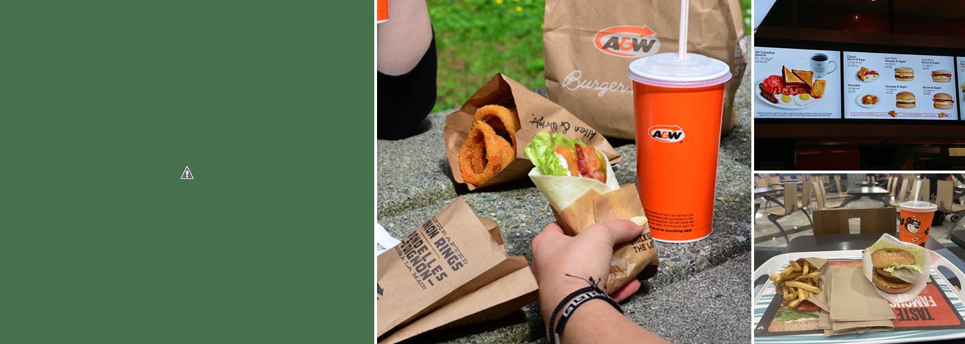 A&W Canada Menu