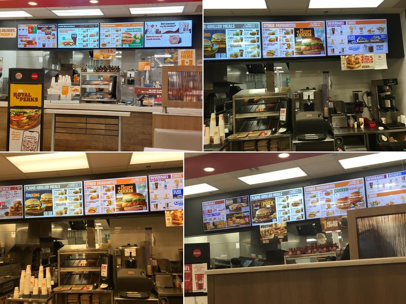Burger King Menu