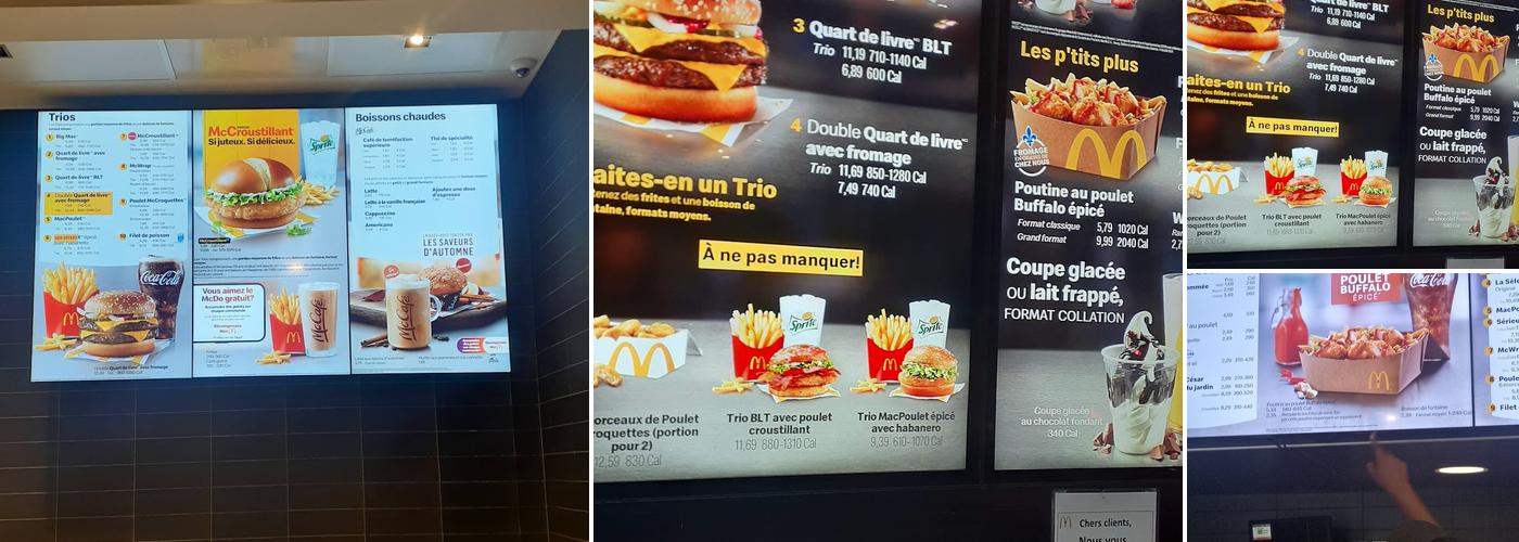 McDonald's Menu