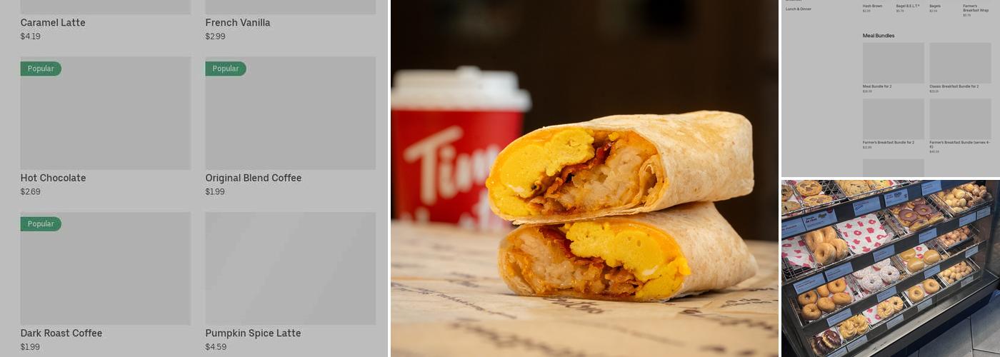 Tim Hortons Menu