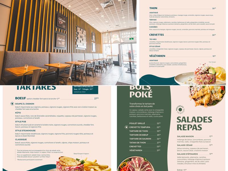 Küto Comptoir à Tartares La Prairie Menu